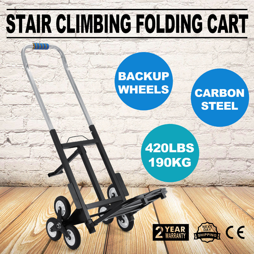 190kg 6    ٱ  ƮѸ  ٱ ÷ Ʈ/190kg 6 Wheel Stair Climber Climbing Cart Hand Trolley Climb Cart Flat Truck
